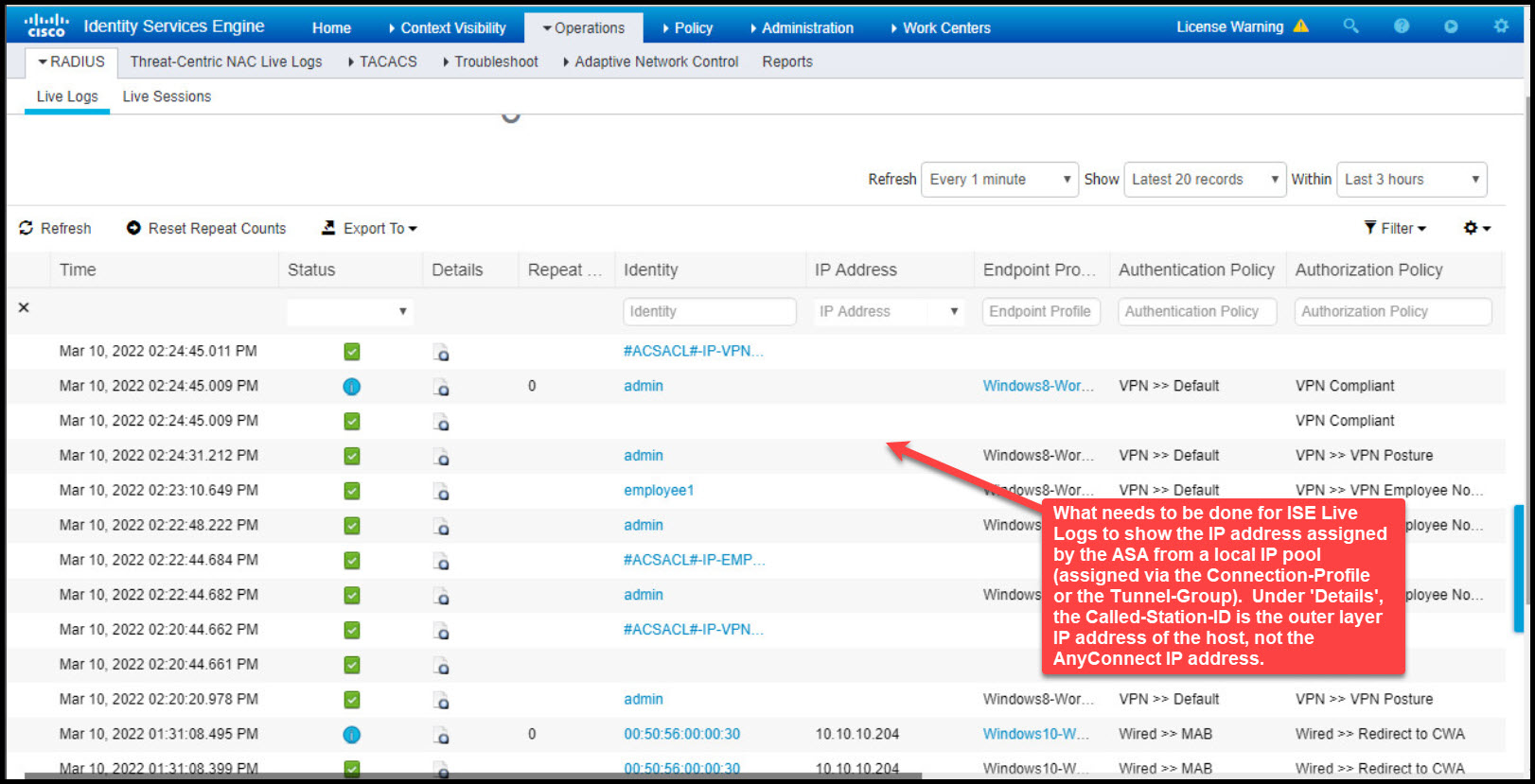 ip local pool cisco asa